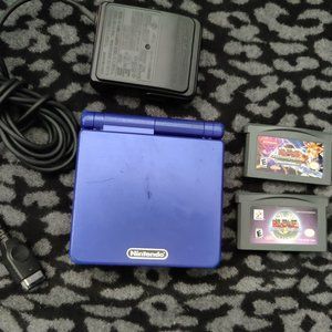 *GAMEBOY ADVANCE SP* with Battery Charger & 2 Games